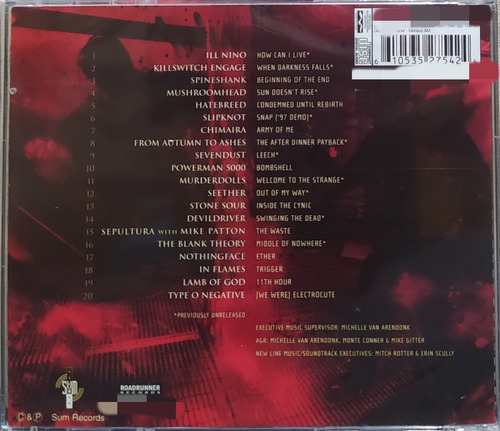 Freddy Vs Jason Trilha Sonora Filme Cd Original Lacrado