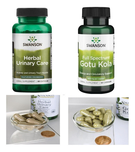 Herbal Urinary Care 60 Caps + Gotu Kola Full Spectrum 60caps