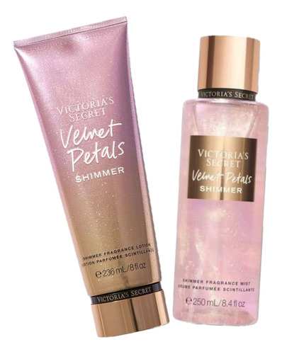Duo Victorias Secret Velvet Petals Shimmer Body Mist Crema