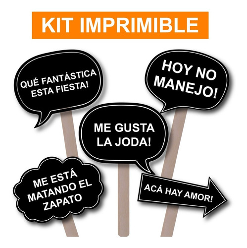 Photo Props Cumple De 40 Imprimible. 68 Carteles C Frases