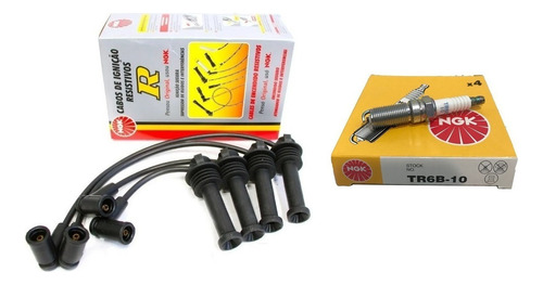 Kit Cables+bujias Ngk Ford Focus 09/ Kinectic 1.6 16v Sigma