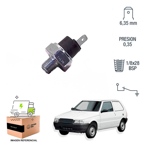 Switch Presion Aceite Para Fiat Uno 1.3 1988  8v