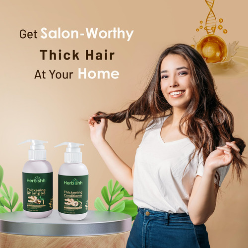 ChampĂș Espesante Y Acondicionador De Cabello Con Extracto De