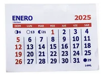 Comprar Almanaque Calendario  Mensual 2023 14 Ml 10 X 7,5 Cm Pack 5u
