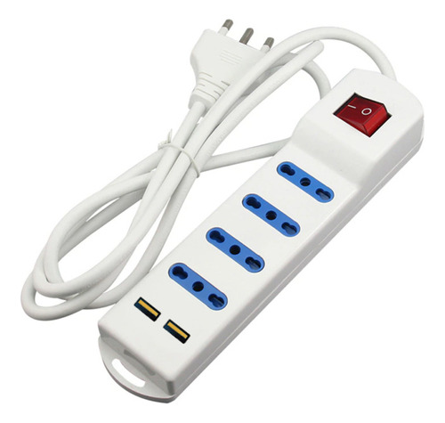 Alargador Electrico Trae Switch + 2 Puertos Usb