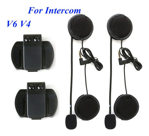 Imagem 2 de 5 de Fone Intercomunicador Moto Ejeas V4 V6 Pro