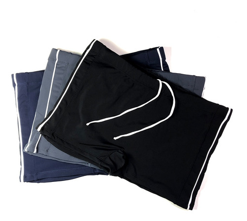 Imagem 6 de 6 de Sunga Masculina Shorts Com Elástico E Cordão Toda Forrada