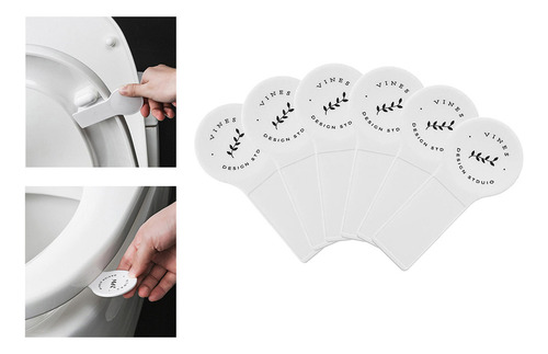 Suporte De Elevação De Tampa De Vaso Sanitário 6pcs