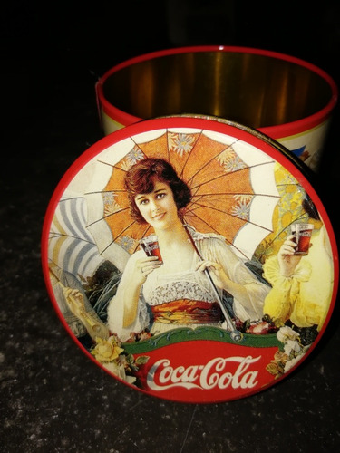 Coca-cola Tin Box Container 