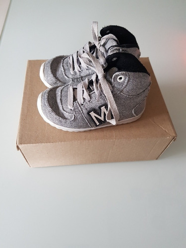 Tênis Milon Cinza Cano Alto Semi Novo Original Bebê Infantil