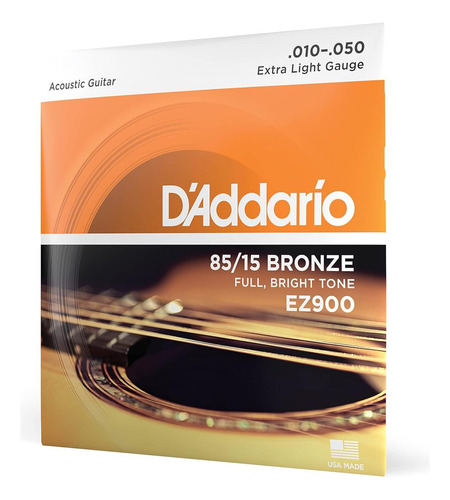 Set De Cuerdas Para Guitarra Folk Daddario Ez900 010