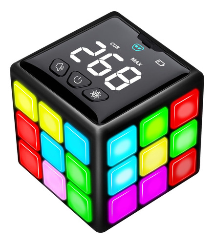Juegos De Cerebro Cubo Recargable Con Pantalla, Regalo Niños