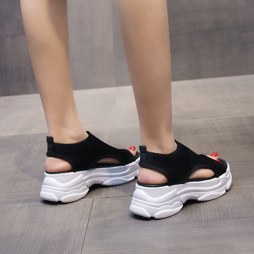 Sandalias Cómodas Suela Gruesa Deportivas Verano For Mujer