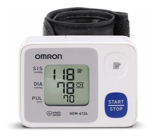 Tensiómetro Digital De Muñeca Automático Omron Hem-6124 Blan