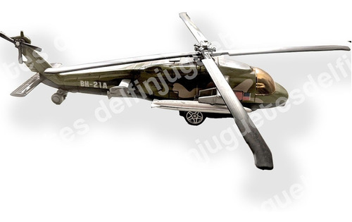 Helicóptero Black Hawk De Colección Metal Luz Y Sonido