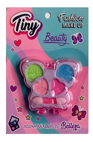 Tiny Maquillaje En Blister Mariposa Con Sombras 3138