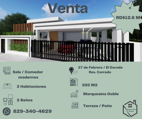 Casa En Venta Av. 27 De Febrero Stgo