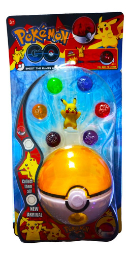 Pokebolas Pokemon Pikachu Juguete En Blister 