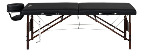 Master Massage Roma Therma Top - Mesa De Masaje Portátil C. Color Negro Con Parte Superior Térmica