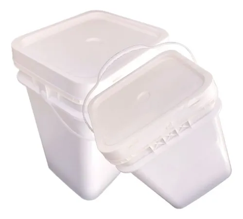 comprar Balde Para Esfregão 20l Alça Plástica Retangular 2 Pçs