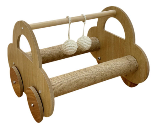 Rascador Interactivo Para Gatos Con Bola De Sisal Para Que