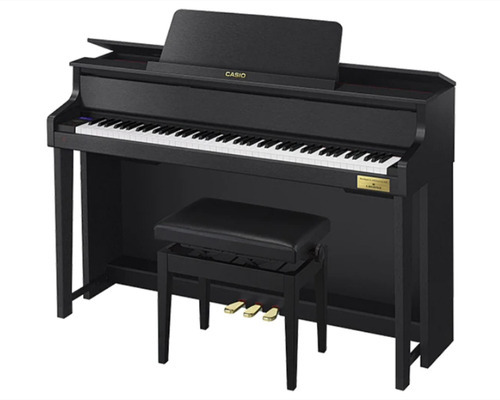 Piano Eletrônico Digital Casio Celviano Gp310 Bk Grand Hybri Voltagem Bivolt
