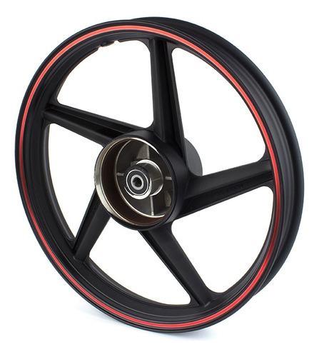 Rin Trasero Italika Ft180/200 Dt200 Dt250 Negro-rojo