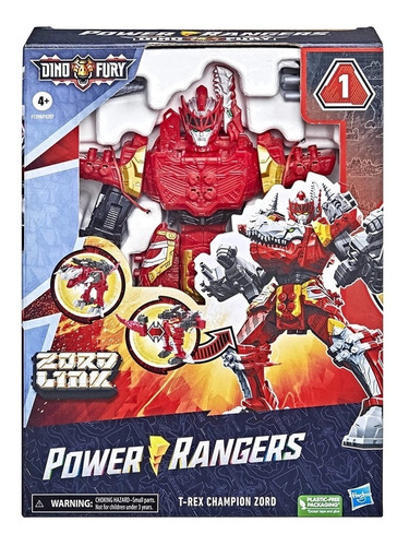 Power Rangers Dino Fury T Rex Champion Zord Hasbro F1398