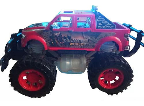  Camioneta 25 Cm / A Friccion 4 X 4 Dinosaurios C/musica 