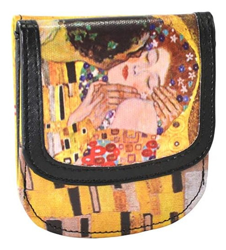 Taxi Wallet Material Vegano, Kiss De Gustav Klimt Una Con Y