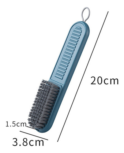 Cepillo De Plástico Para Zapatos Home Soft Bristle, 1 Unidad