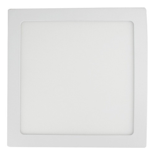 Luminario Led Sanelec Para Sobreponer 18w Luz Cálida Color Blanco