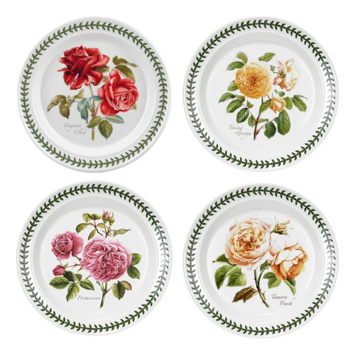 Portmeirion Botanic Roses Collection Plato Llano, Redondo, J