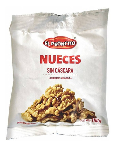 Nuez Pelada El Peoncito X 100 G 