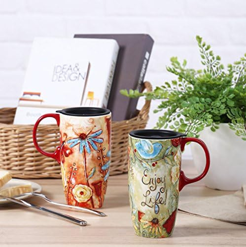 Cedar Home Travel Coffee Taza De Cerámica Taza De Té Con De