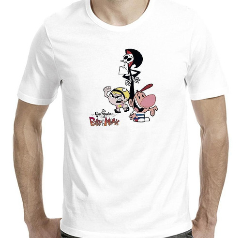 Remeras Hombre Billy Y Mandy Puro Hueso |de Hoy No Pasa| 1