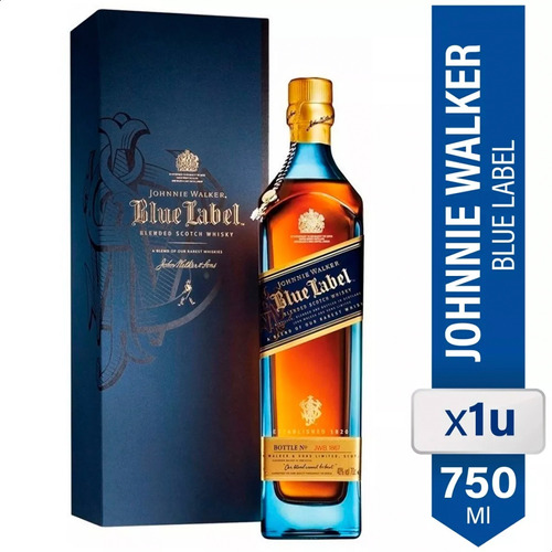 Whisky Johnny Walker Blue Label Tiffany Con Estuche Escoces