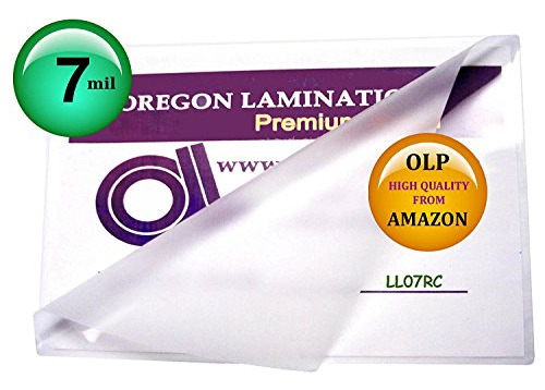 7 Mil Bolsas De Laminación Legales 9 X 14-1 / 2 Fundas De La