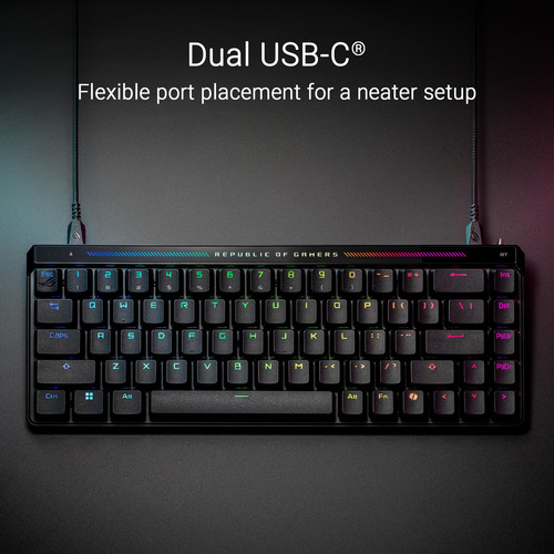 Teclado Para Juegos Asus Rog Falchion Ace Hfx 65% Con Interr