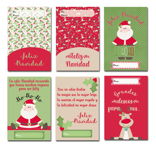 Tarjetas De Navidad 2 - Kit Imprimible