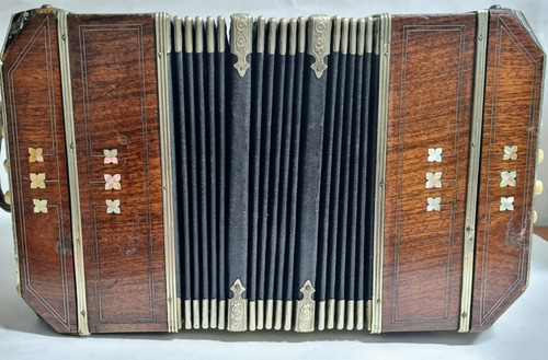 Bandoneon Aa Aleman Peines De Zink Marron Oportunidad