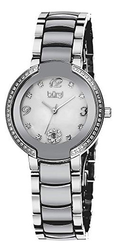 Los Diamantes Del Reloj De Las Mujeres Burgi - 8 Genuino Dia