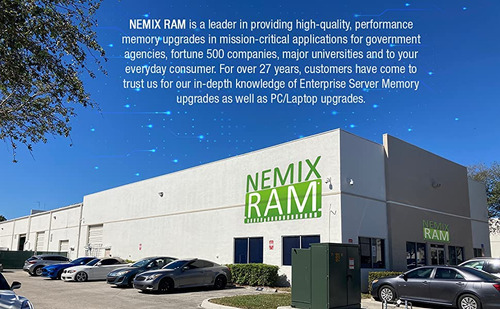 Nemix Ram 64gb 2x32gb Ddr4-2666 Pc4-21300 2rx8 Memoria Sin