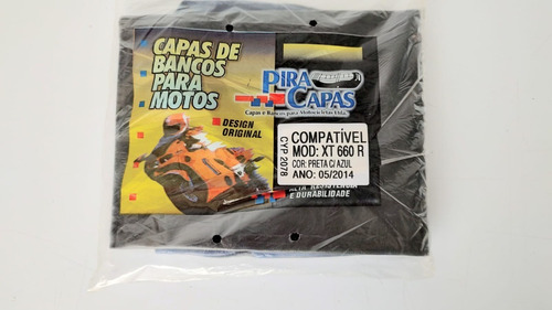 Capa Banco Yamaha Xt 660 2005/2014 Piracapas