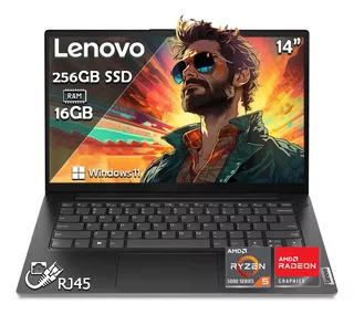 Laptop Lenovo V14 G4 Amd Ryzen 5 5500u 256gb Ssd 16gb Ram