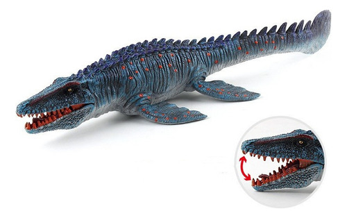 Juguete Educativo Mosasaurus Modelo Realista Móvil De Boca