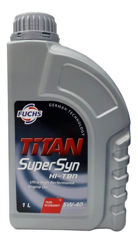 Oleo Titan Supersyn 5w40 Hi Tbn 508 88 Sintético 1lt