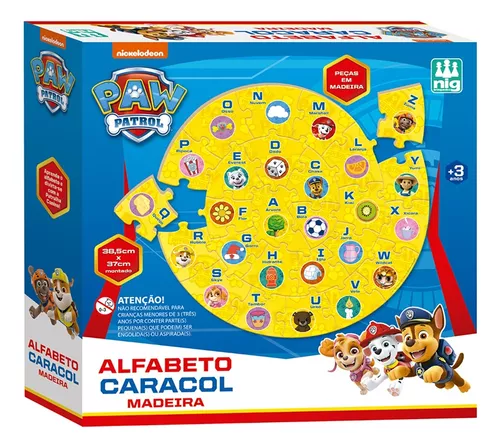 Jogo Educativo Tabuleiro Aprenda Alfabeto Brincando Crianças