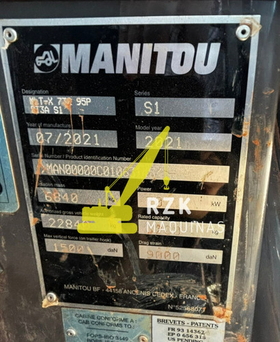Manipulador Telescopico Manitou Mlt-x732 - 2021