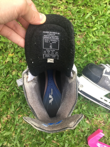 Imagen 2 de 8 de Patines De Hockey Sobre Hielo - Poco Uso, Impecables